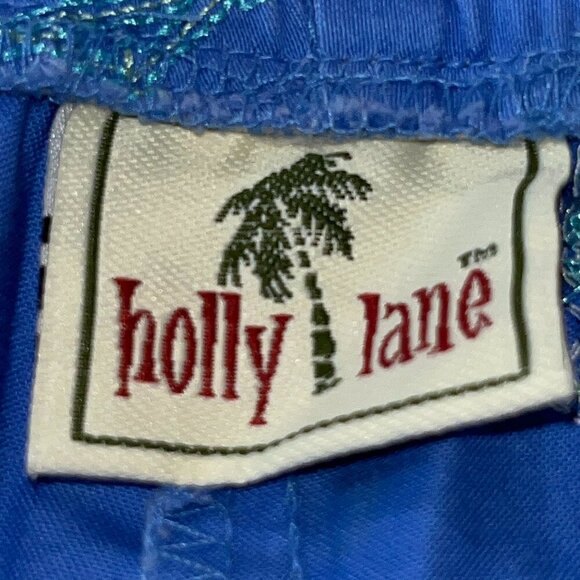 HOLLY LANE Cocktail Martini Cropped Pants Capris Petal Pushers - Royal Blue - 14 - Picture 10 of 14